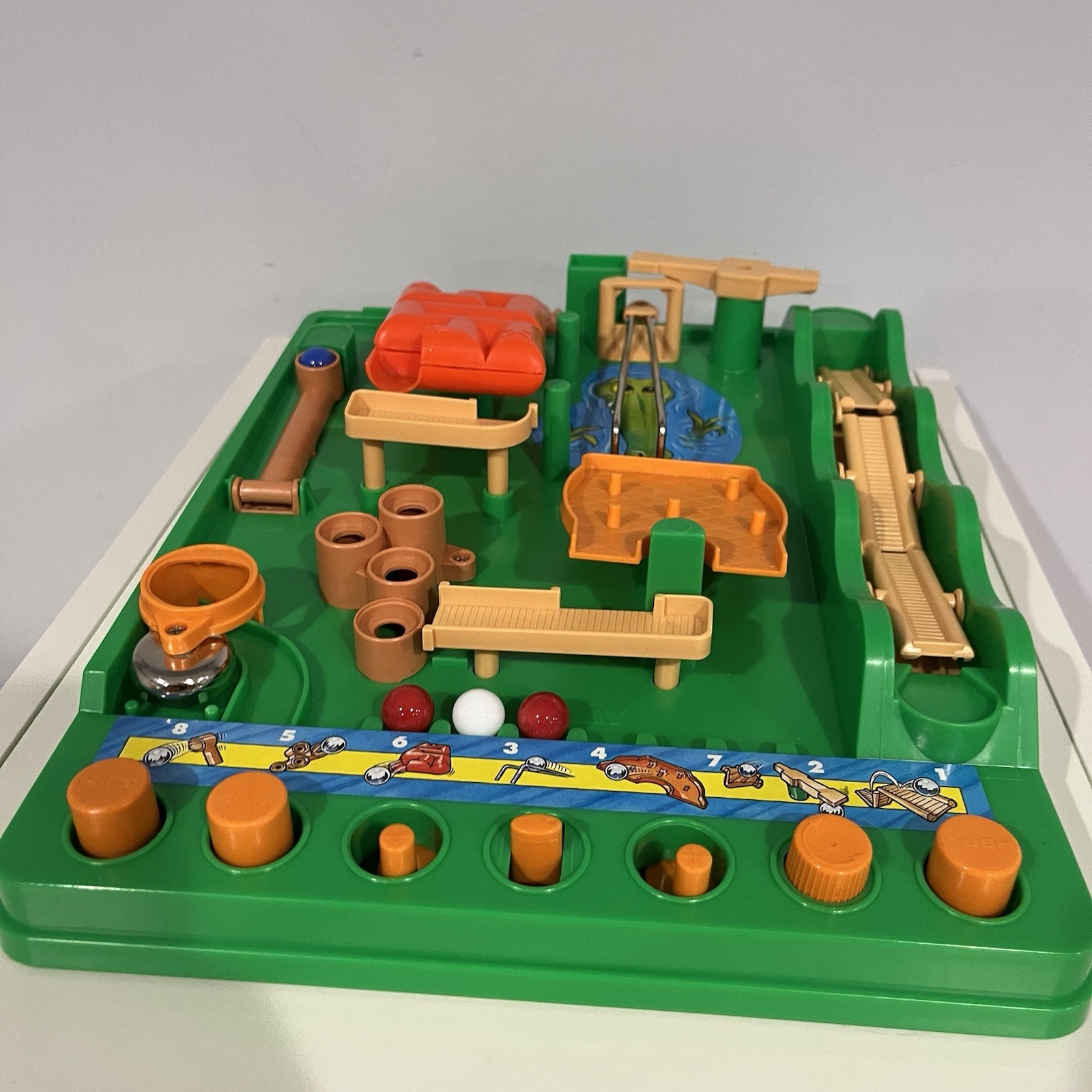 VINTAGE Screwball Scramble Game Tomy Toy Missing Some Parts