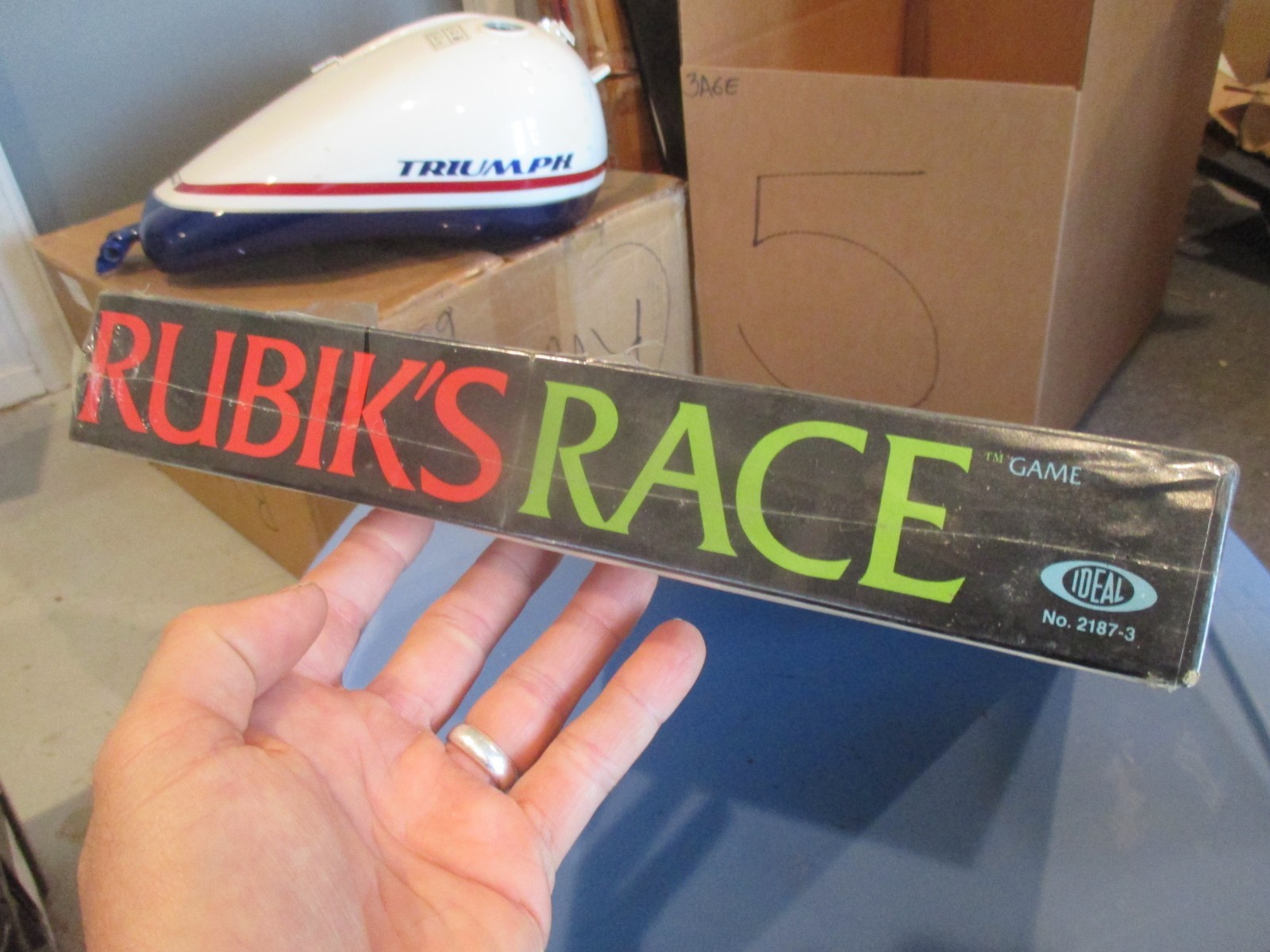 New Old Stock Vintage 1982 Ideal Rubiks Race Game Rubiks Cube Toy 2187-3