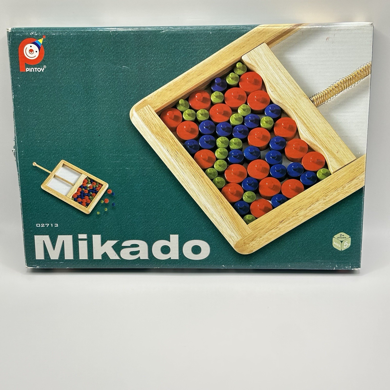 Mikado Horizontal Wooden Board Game 2004 Pintoy Skill & Steady Hand Thailand