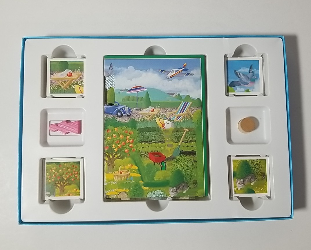 1992 Vintage Ravensburger MYSTERY GARDEN Game All Pieces / Missing Instructions