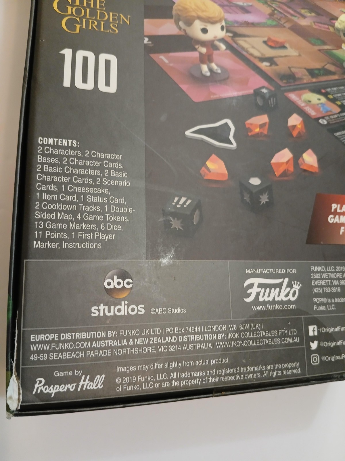 Funko Pop Funkoverse Strategy Game The Golden Girls 100 Board Game Funko Games