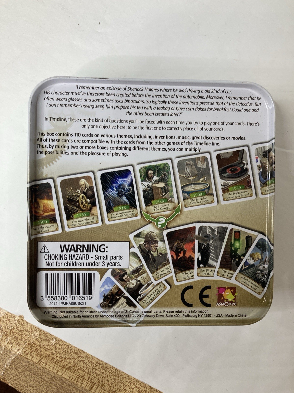 Timeline Inventions (sealed) & Diversity (open) Game Tin Edition Lot Of 2