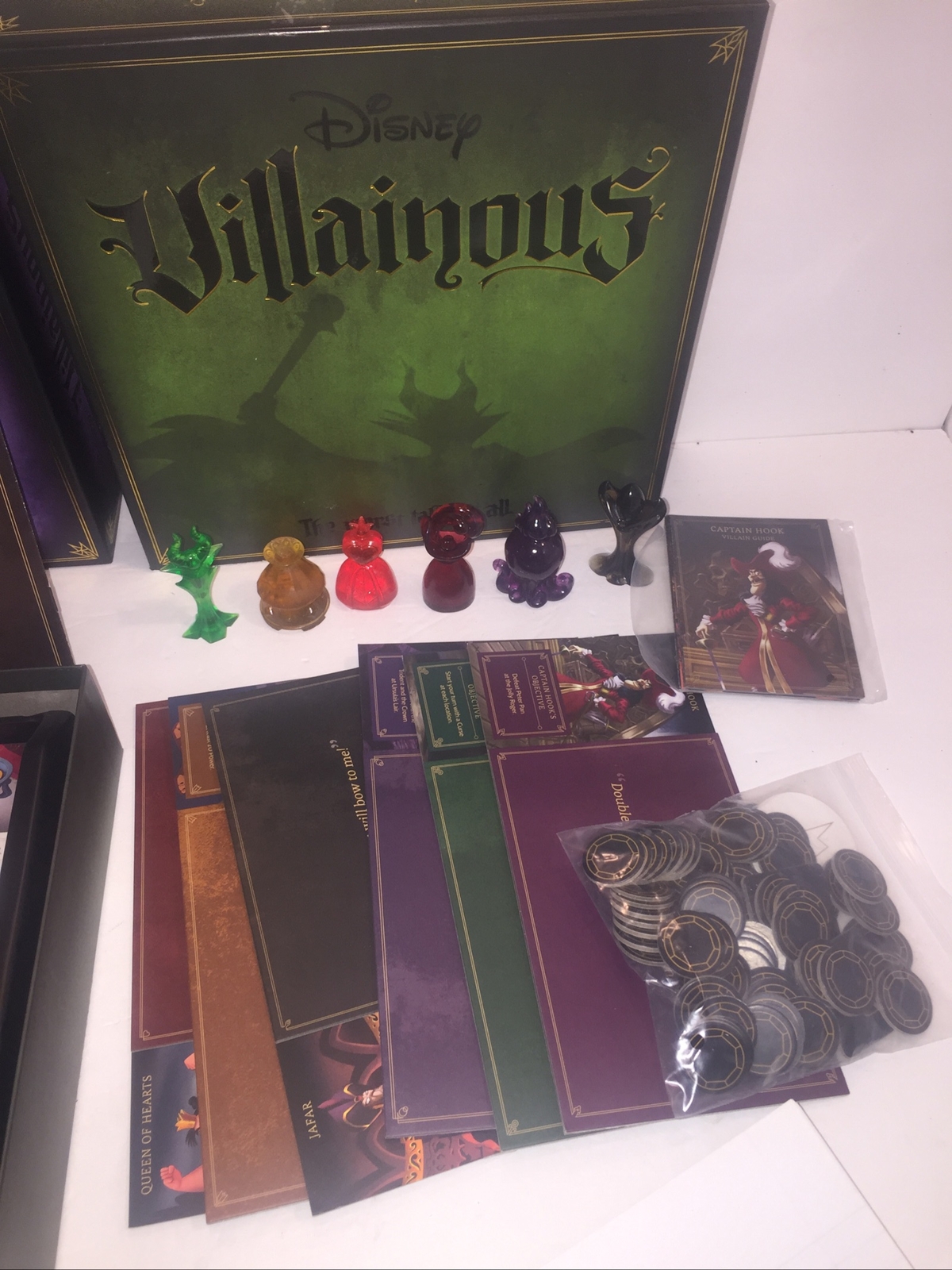Disney Villanous 2018 Villains Board Game + Wicked To The Core Expansion