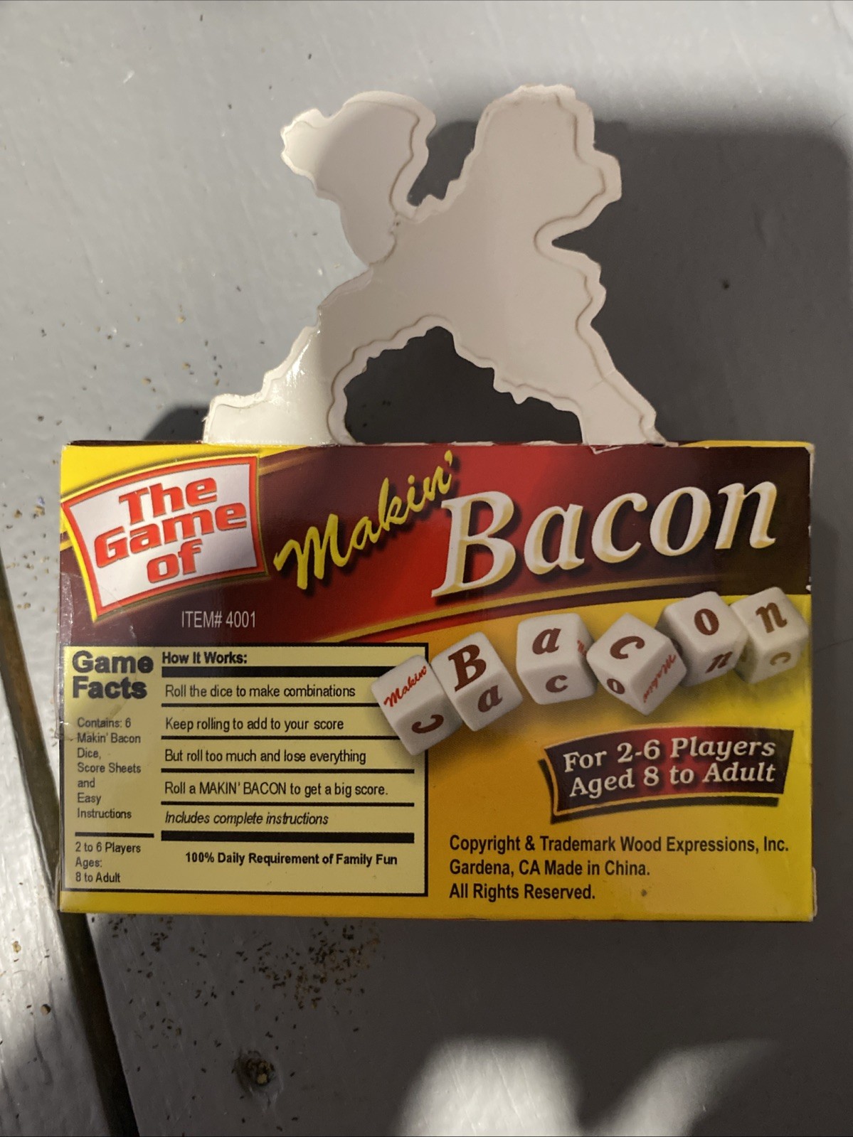 TDC Games Makin Bacon Dice Game – 2-6 Players – Age 8+ – BACON LOVERS GAME- NEW