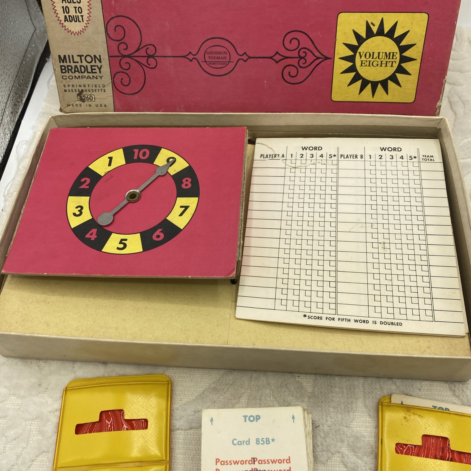 Milton Bradley Password Game – Volume 8 Ages 10 And Up Complete Game