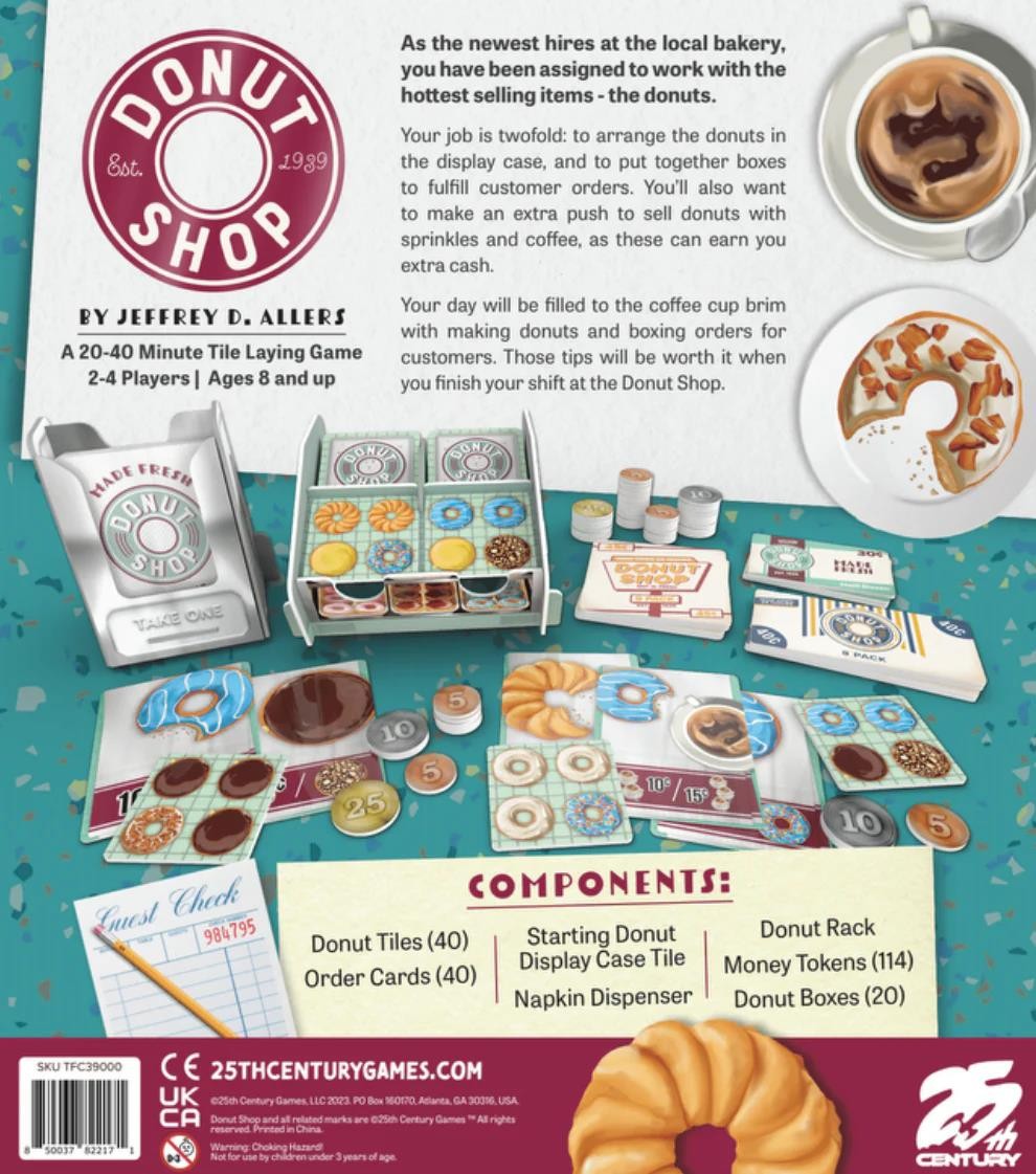 Donut Shop Retail Edition by 25th Century Games – SEALED