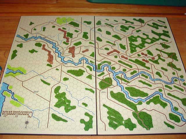 Avalon Hill CHANCELLORSVILLE Game – American Civil War (UNPUNCHED) – 2nd Edition