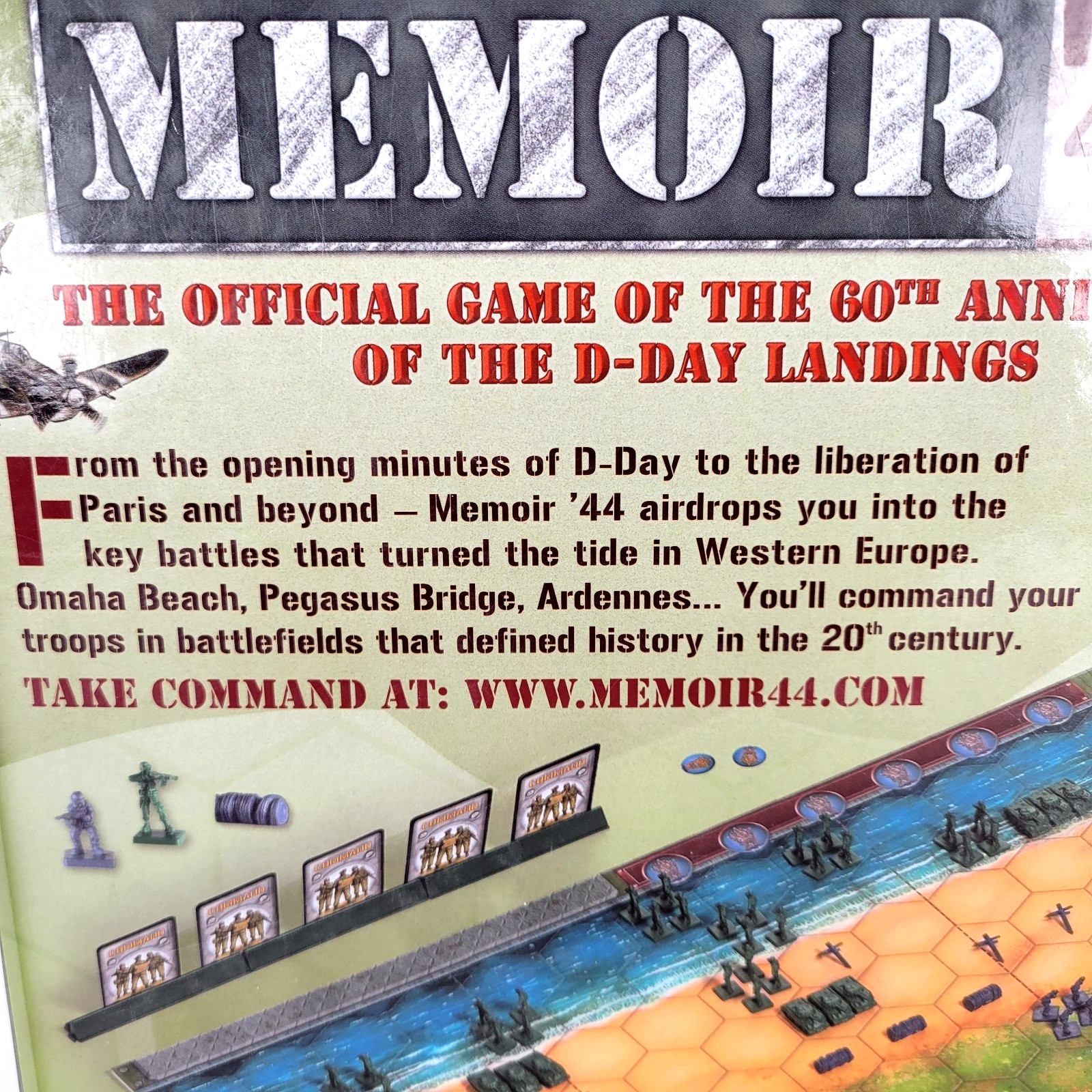 Memoir ’44 Days of Wonder Board Game Richard Borg Military Historical Complete