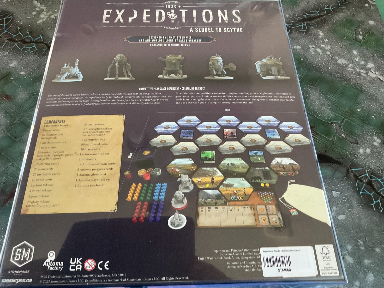 Stonemaier Games 1920+ EXPEDITIONS A Sequel to Scythe Board Game new sealed