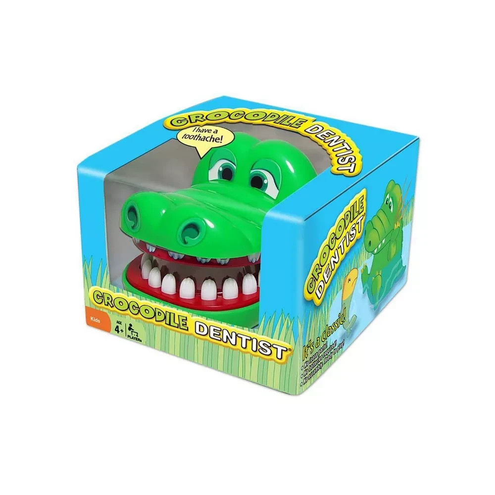 Crocodile Dentist Game – Can be played alone or with up to 4 players Ages 4+