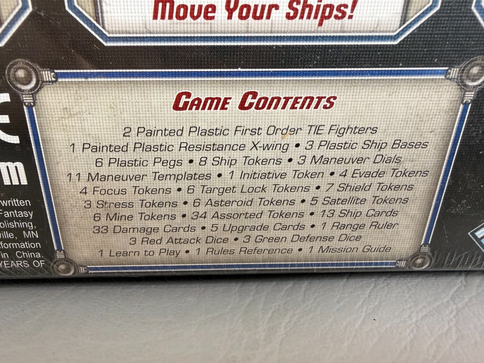 Star Wars X-Wing Miniatures Game The Force Awakens Core Set Board Game 2015