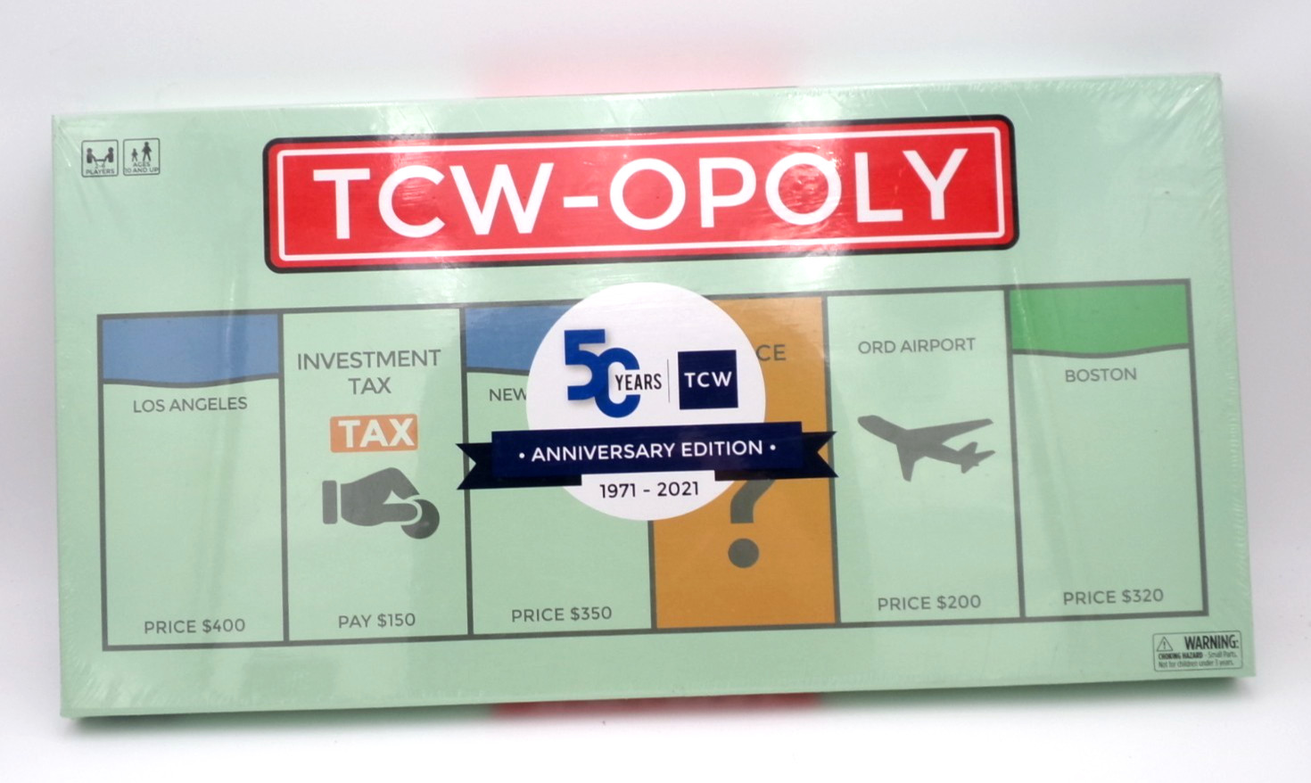 TCW-OPOLY Board Game Monopoly Style Political Parody Vintage Collectible