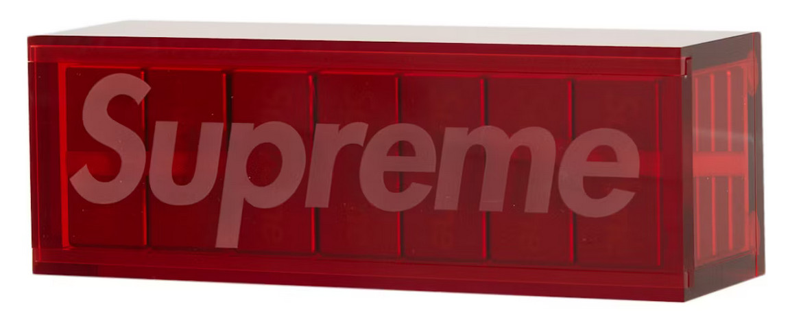 Supreme Aluminum Dominoes Set Red (FW22A16) New