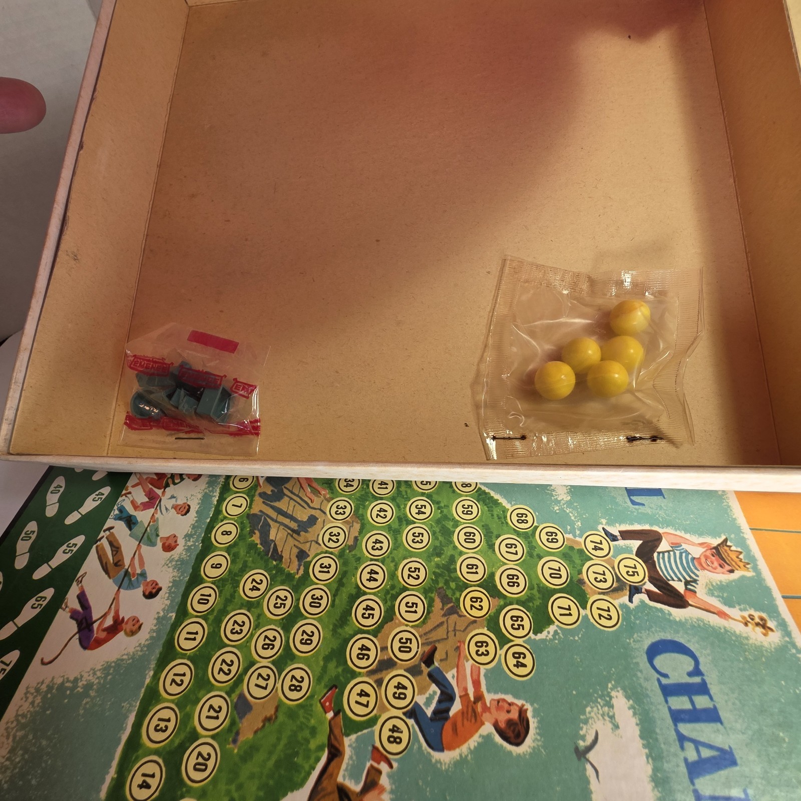 VINTAGE 1962 Skix 6 in 1 Multiple Board Game – Never Played – New