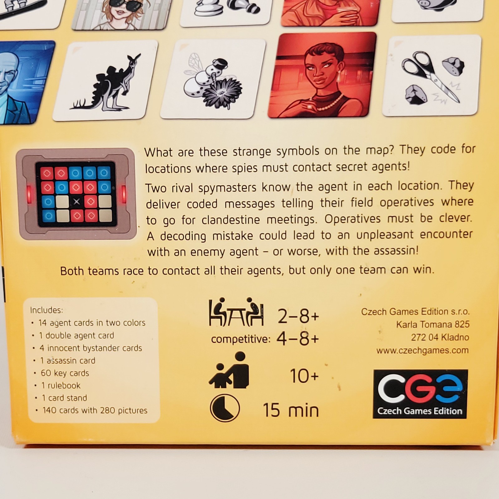 Vlaada Chvatil CODENAMES Pictures Game Czech Games Edition – 100% Complete