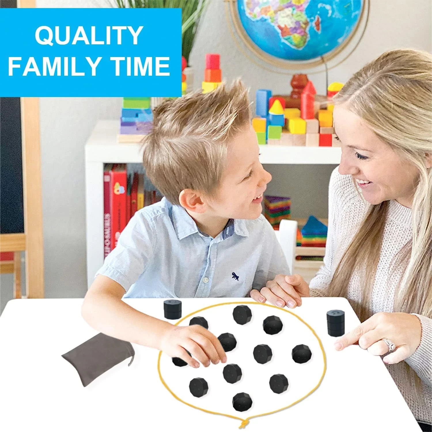 Magnet Game with String for Family Game Night & Travel & Camping – Magnetic C…
