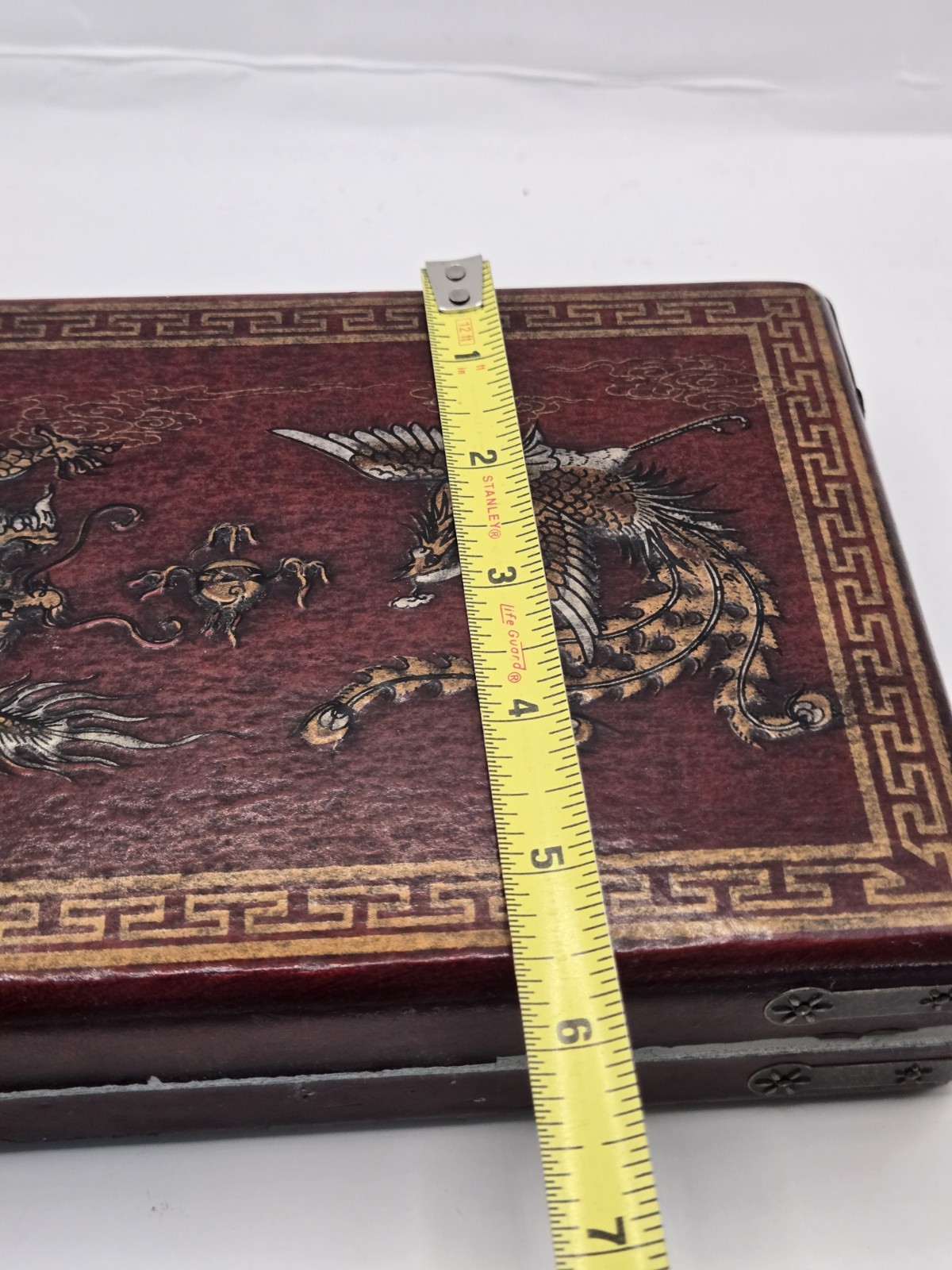 Vtg Dominos (New Sealed) In Chinese Box (Damage On Side From Tape Peeling Paint)