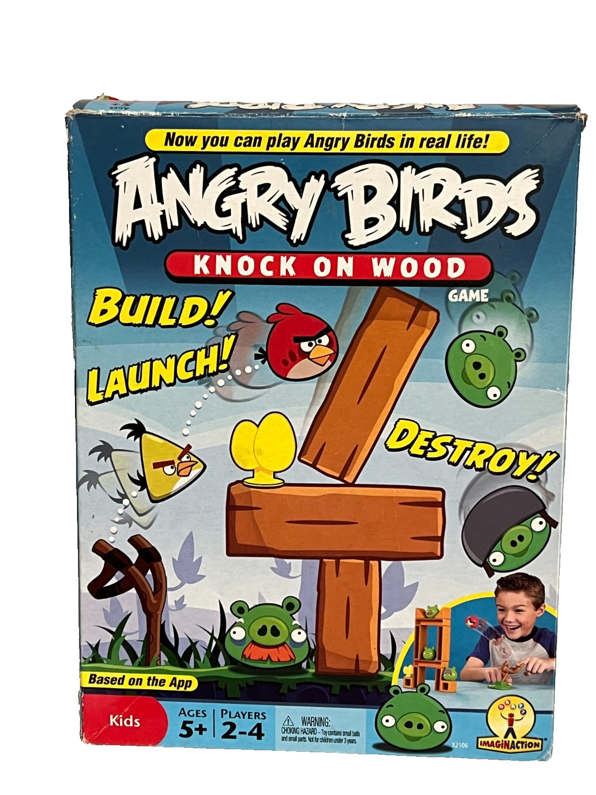 Angry Birds Knock On Wood Game 2010 – All Pieces, COMPLETE