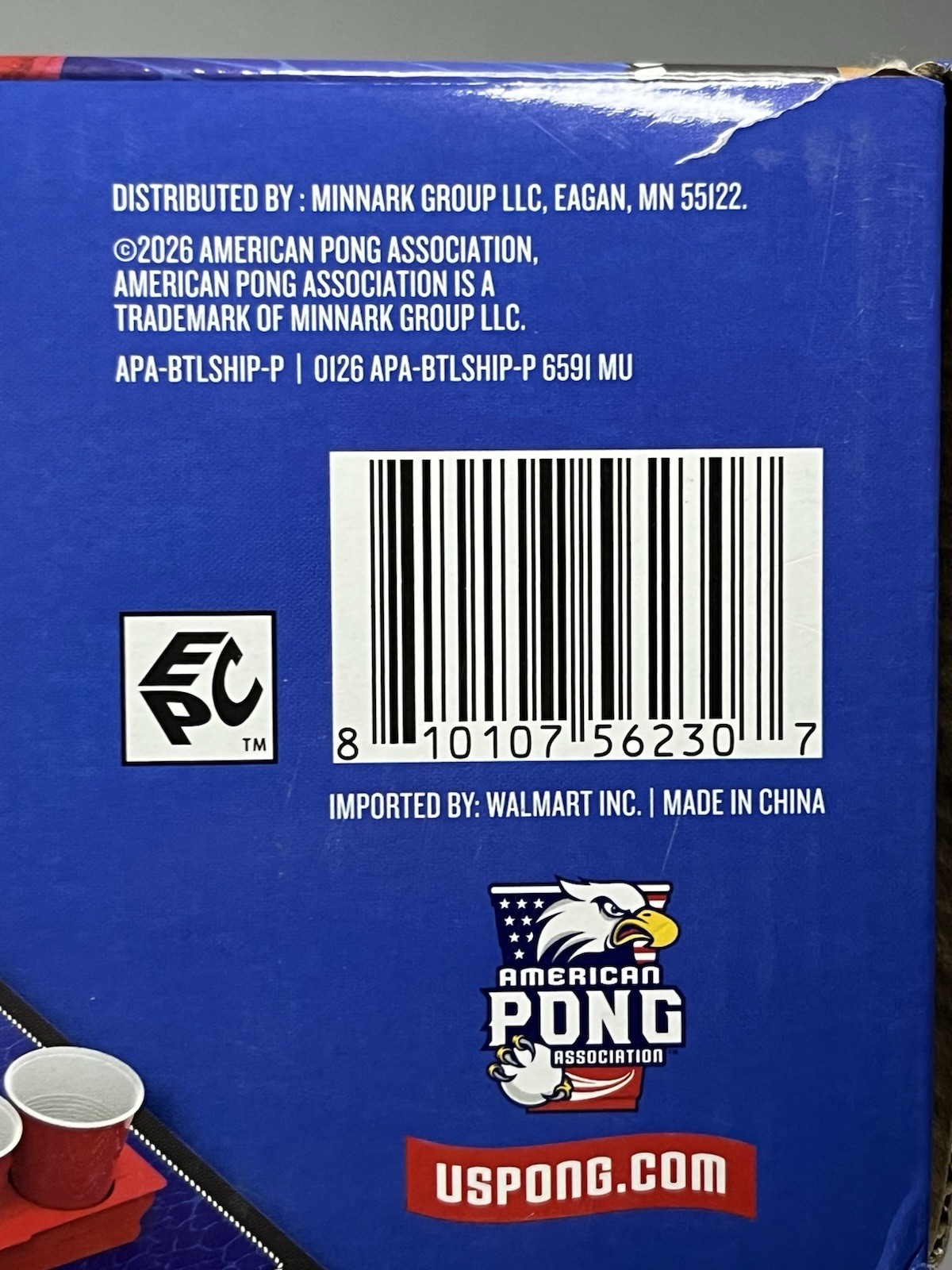 Beer Pong Battleship Battle Pong Tabletop Party Game USA 250 Limited Edition