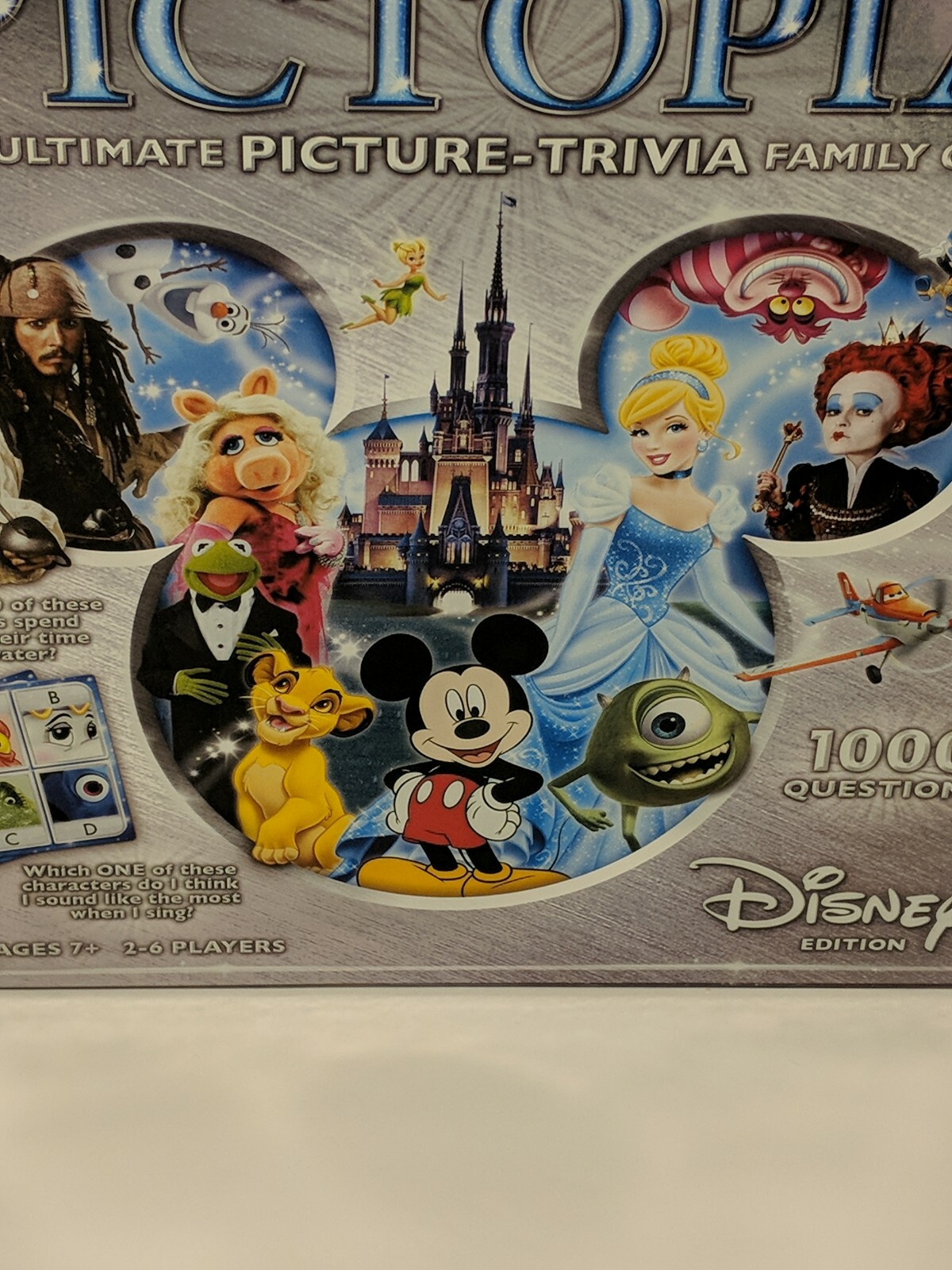 Disney Pictopia – Family Trivia Game: Disney Edition NEW Factory Sealed