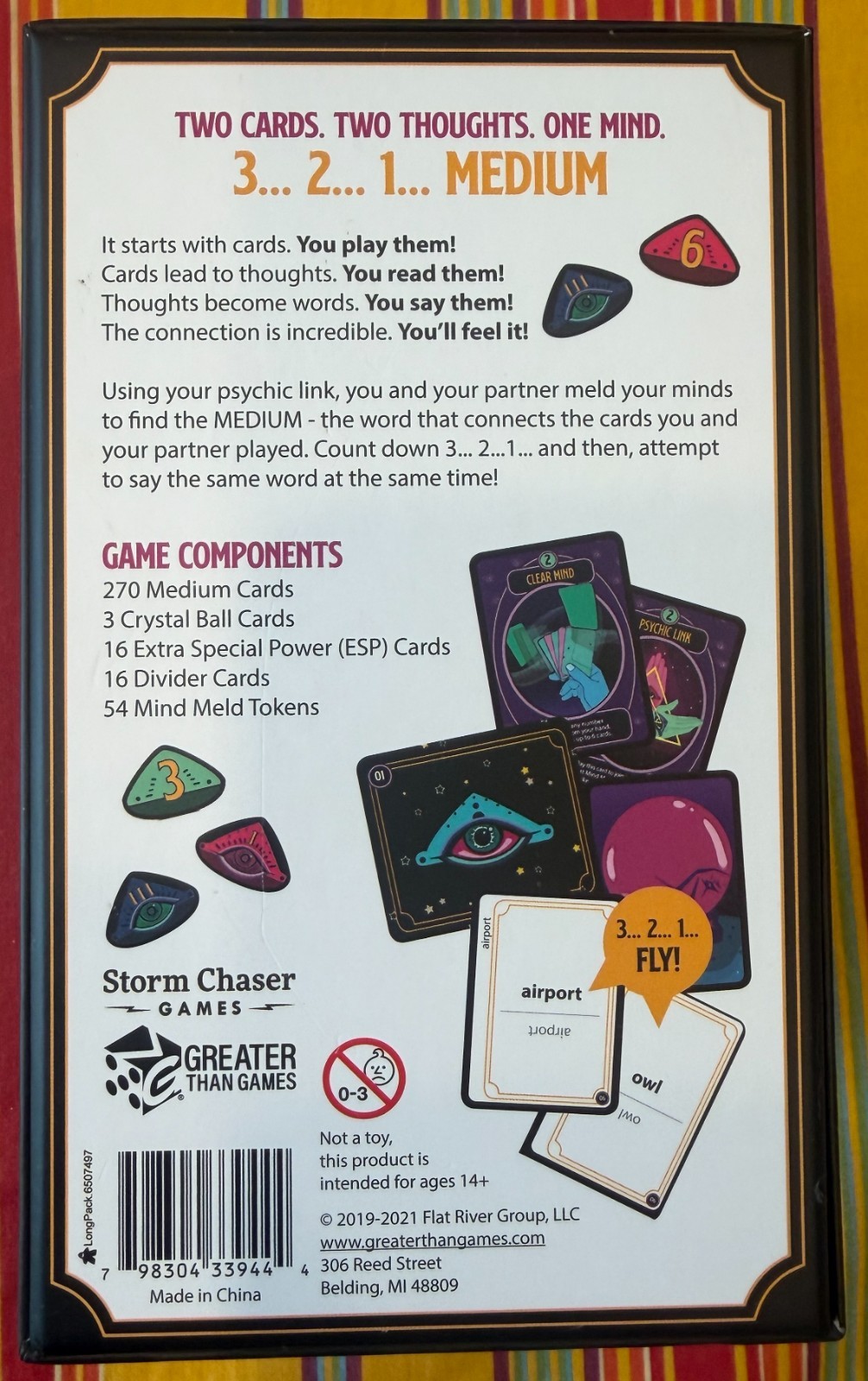 Medium: A Mind-Reading Party Game ~ New, unplayed open box ~ Free shipping