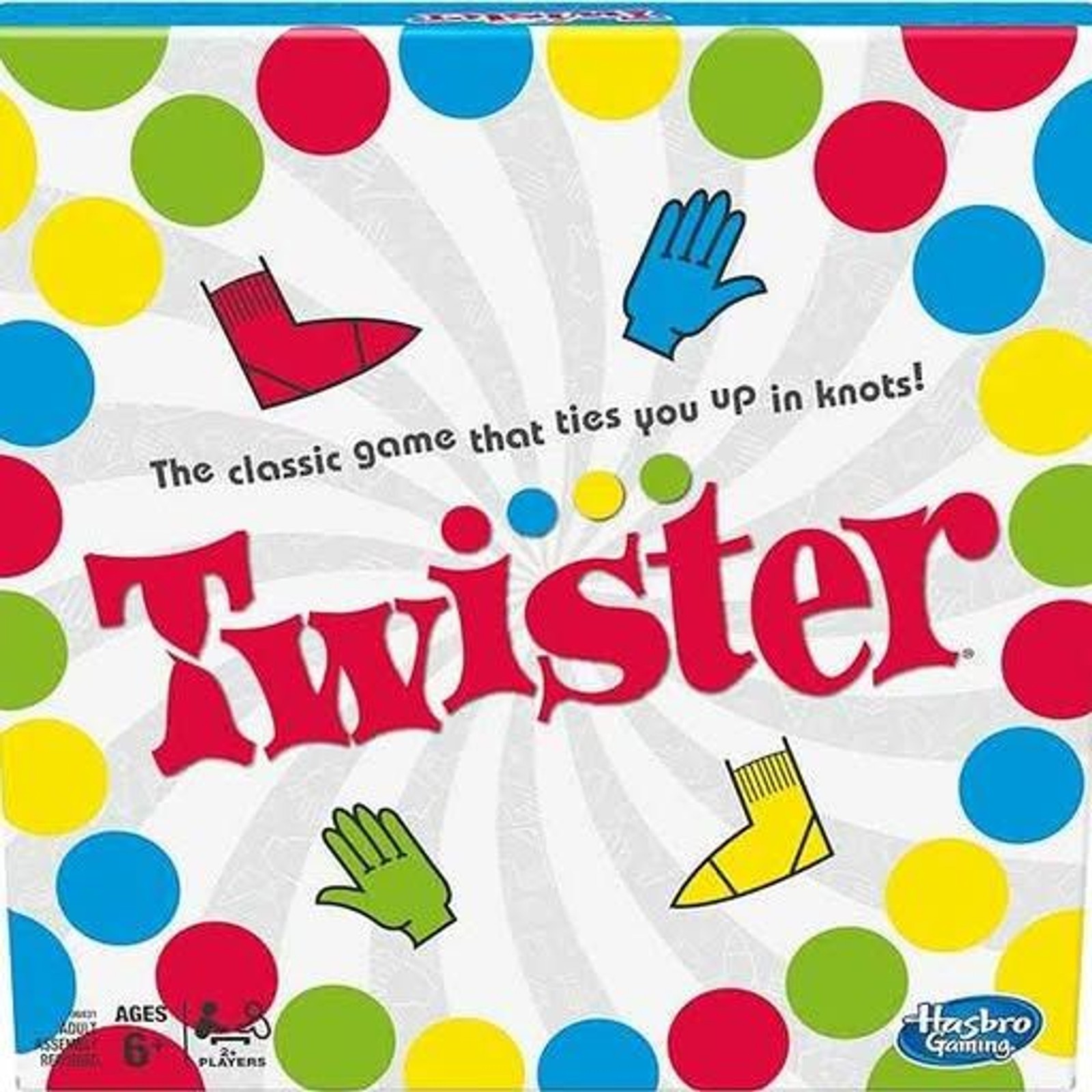 Hasbro Twister Party Classic Board Indoor and Outdoor Game Kids 6 +