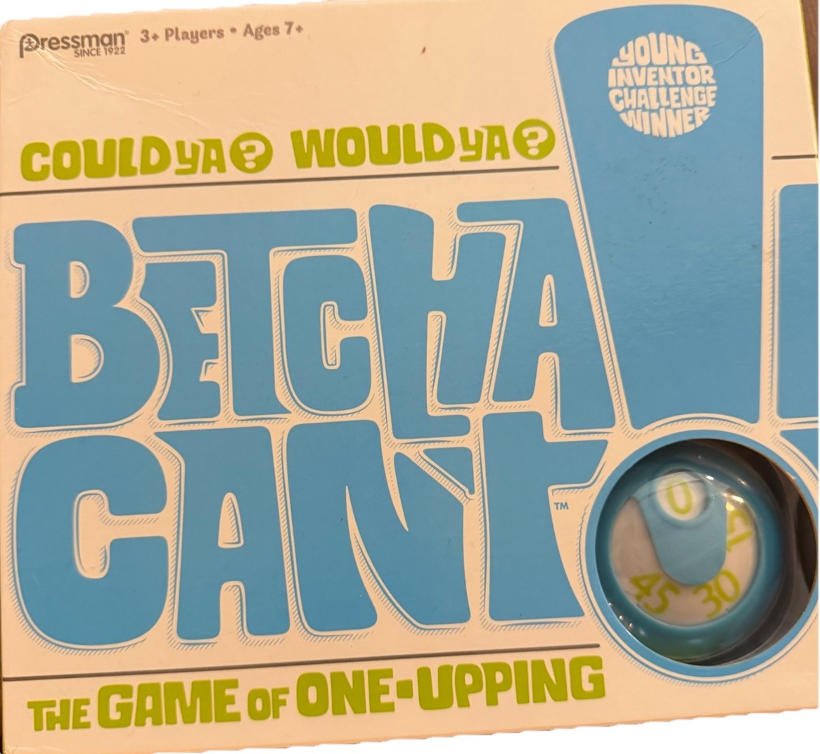 Betcha Can’t Board Game of One Upping Young Inventor Challenge Award Winner -NEW