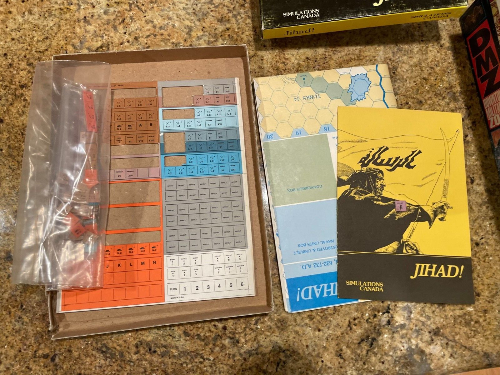 Wargame Jihad! Box Fair/EX SEE Pics 75% UNPUNCHED
