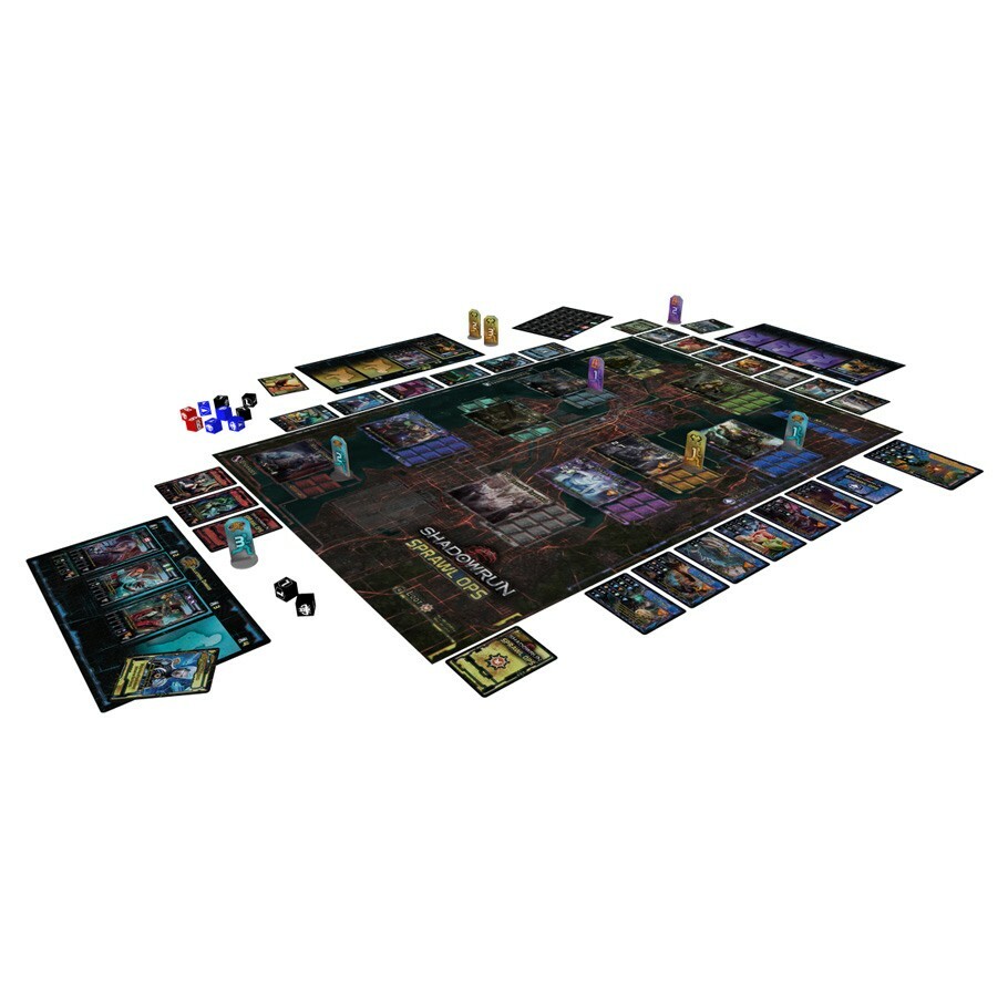 Shadowrun Sprawl Ops 77700 Core Set (Board Game) Catalyst Game Labs Cyberpunk