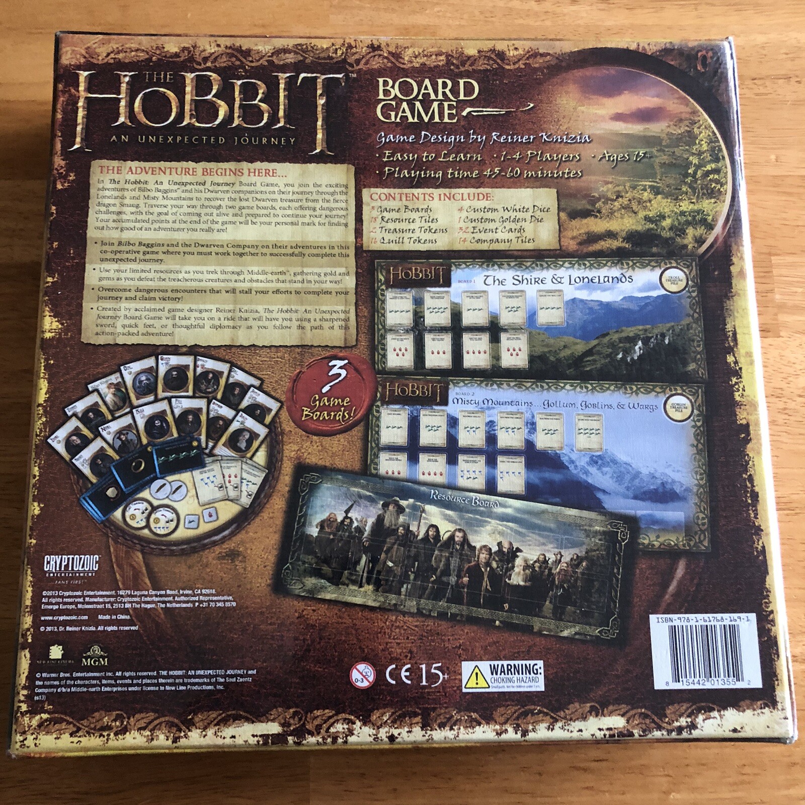 THE HOBBIT- AN UNEXPECTED JOURNEY Board Game