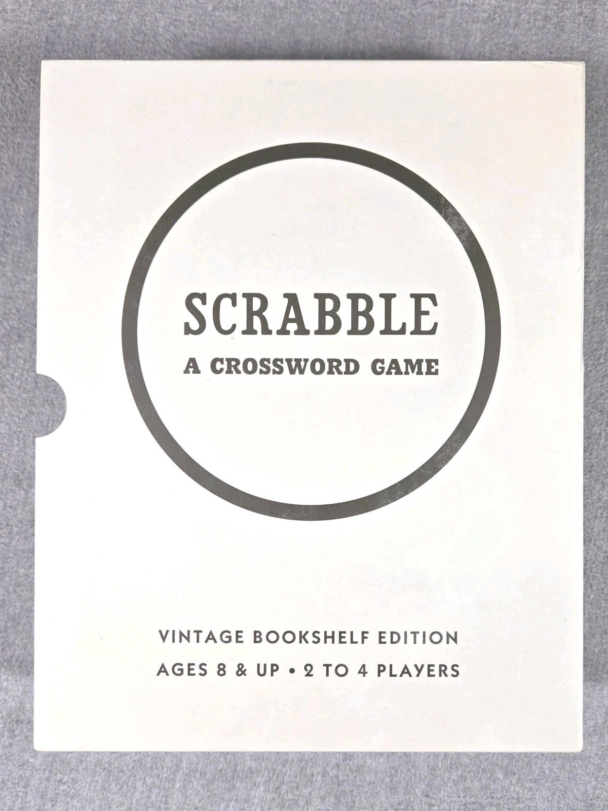 Hasbro Vintage Bookshelf Edition Scrabble Crossword Game 2 To 4 Players Open Box
