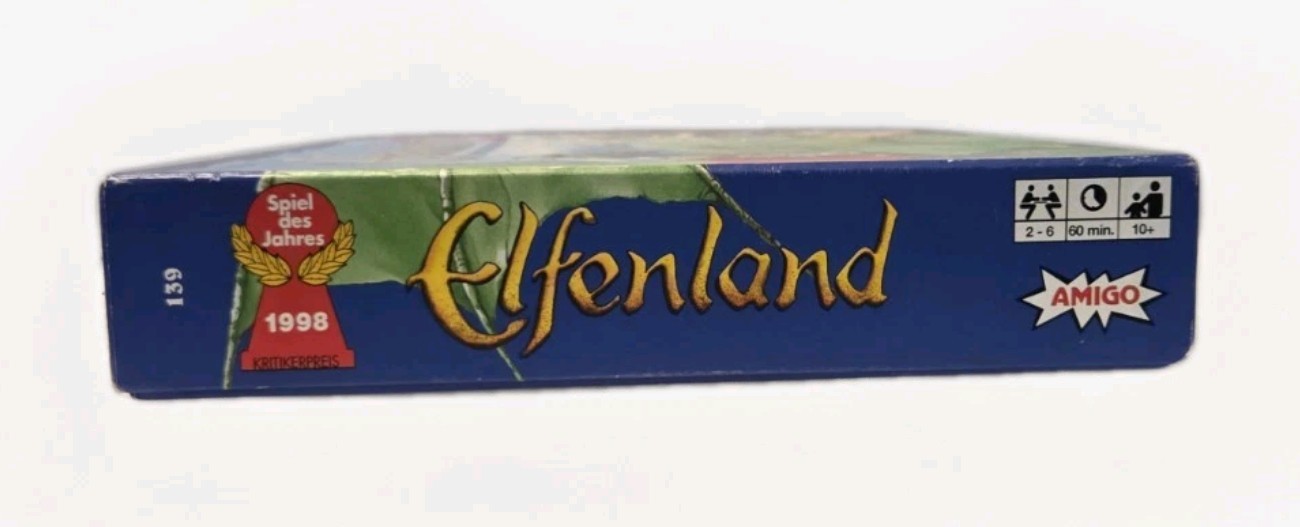 Vintage Rio Grande Games Amigo ELFENLAND Fantasy Board Game Elves Complete