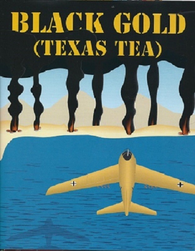 Black Gold (Texas Tea) by XTR, Post World War II Game, Unpunched in Ziplock