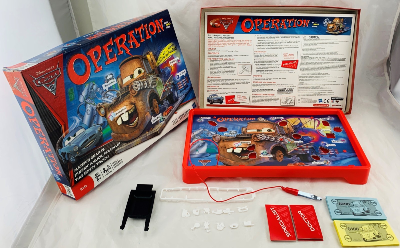 2006 Cars Operation Game by Hasbro Complete in Great Condition FREE SHIPPING