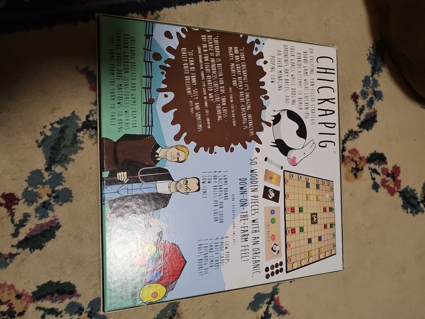 Chickapig Farm To Table Board Game. 2-4 Players 8 & Up. 100% Complete