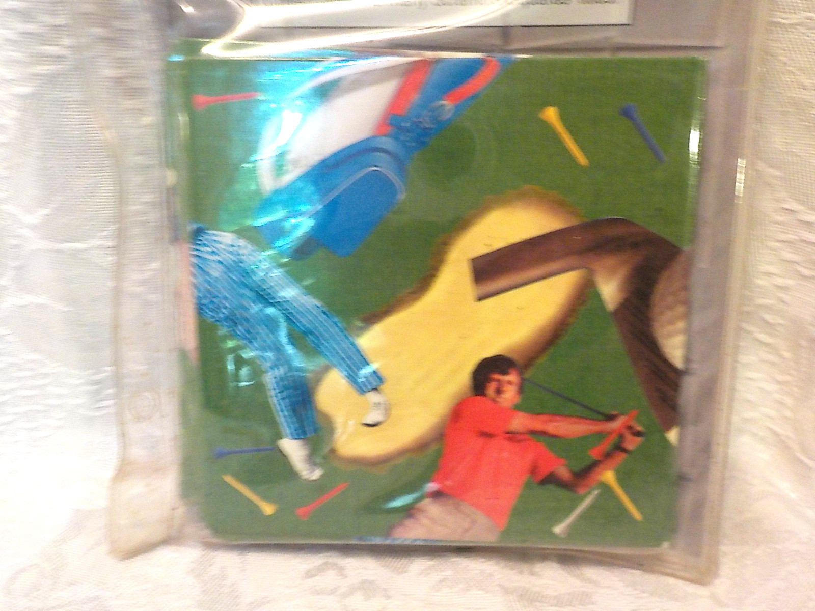 GOLF Tee Club Bunkers SCRAMBLE SQUARES Puzzle by B. Dazzle LN Favorite Golfer