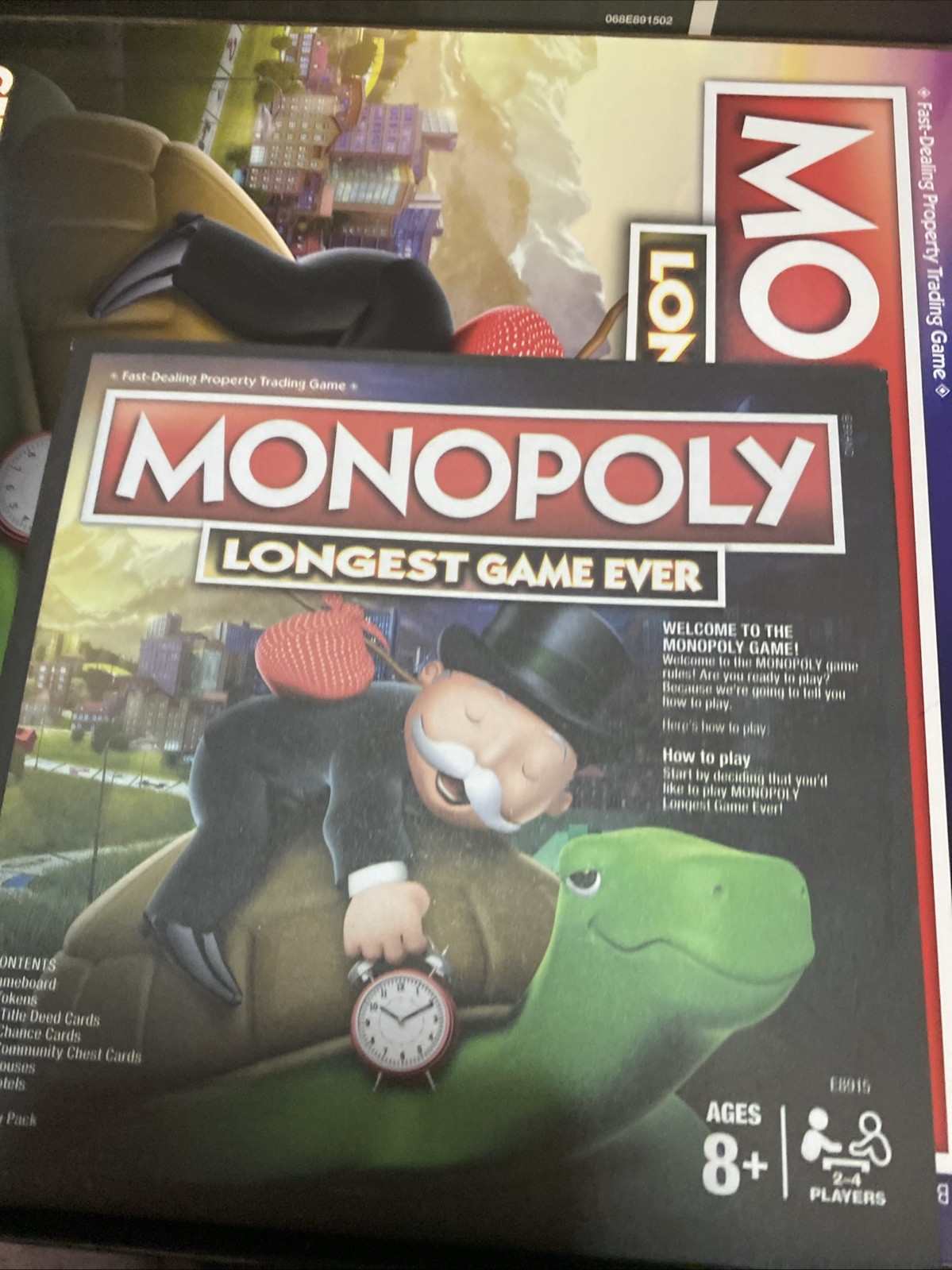 2019 Hasbro: Monopoly- Longest Game Ever Great Condition Complete Rare