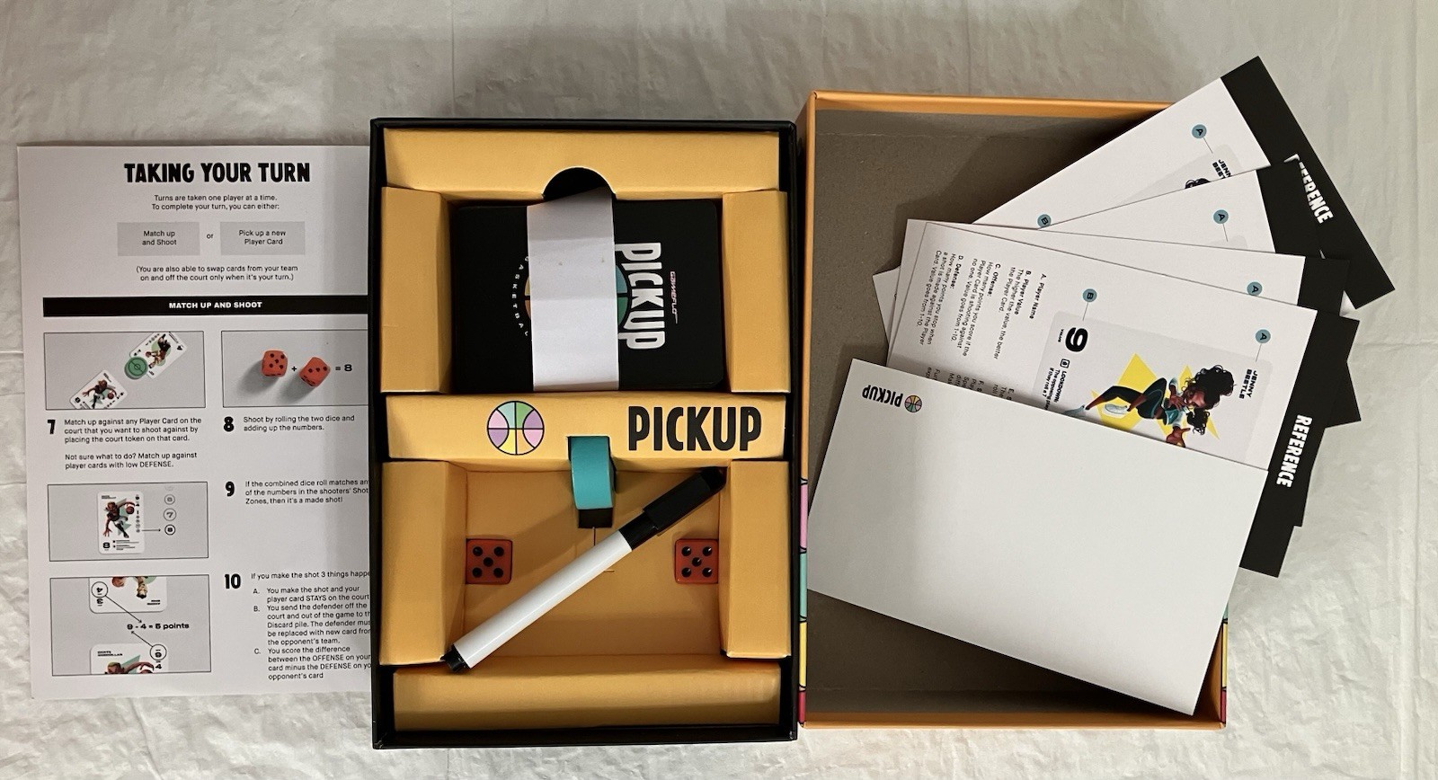 Pickup Basketball Card Game By Gameflo New, Not Shrink Wrapped