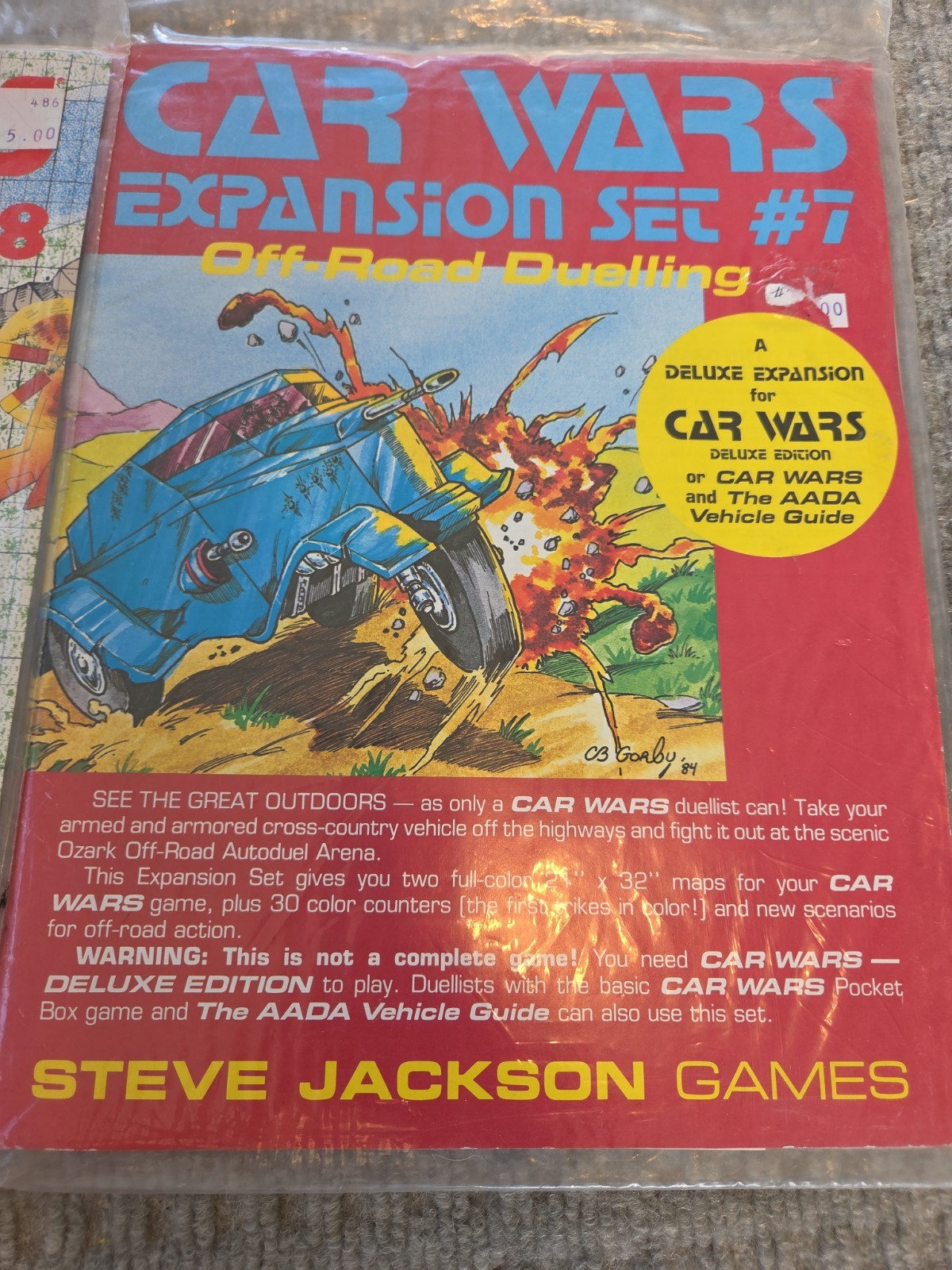 Car Wars by Steve Jackson Games lot Boat Wars Chopper Challenge Off Road Dueling
