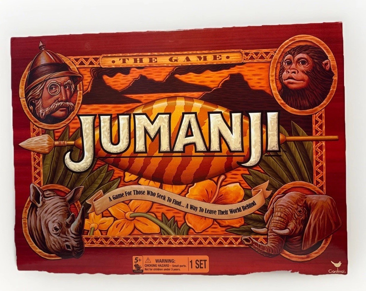 Jumanji Board Game Multiplayer Original Puzzle brand boxed from movie New Sealed