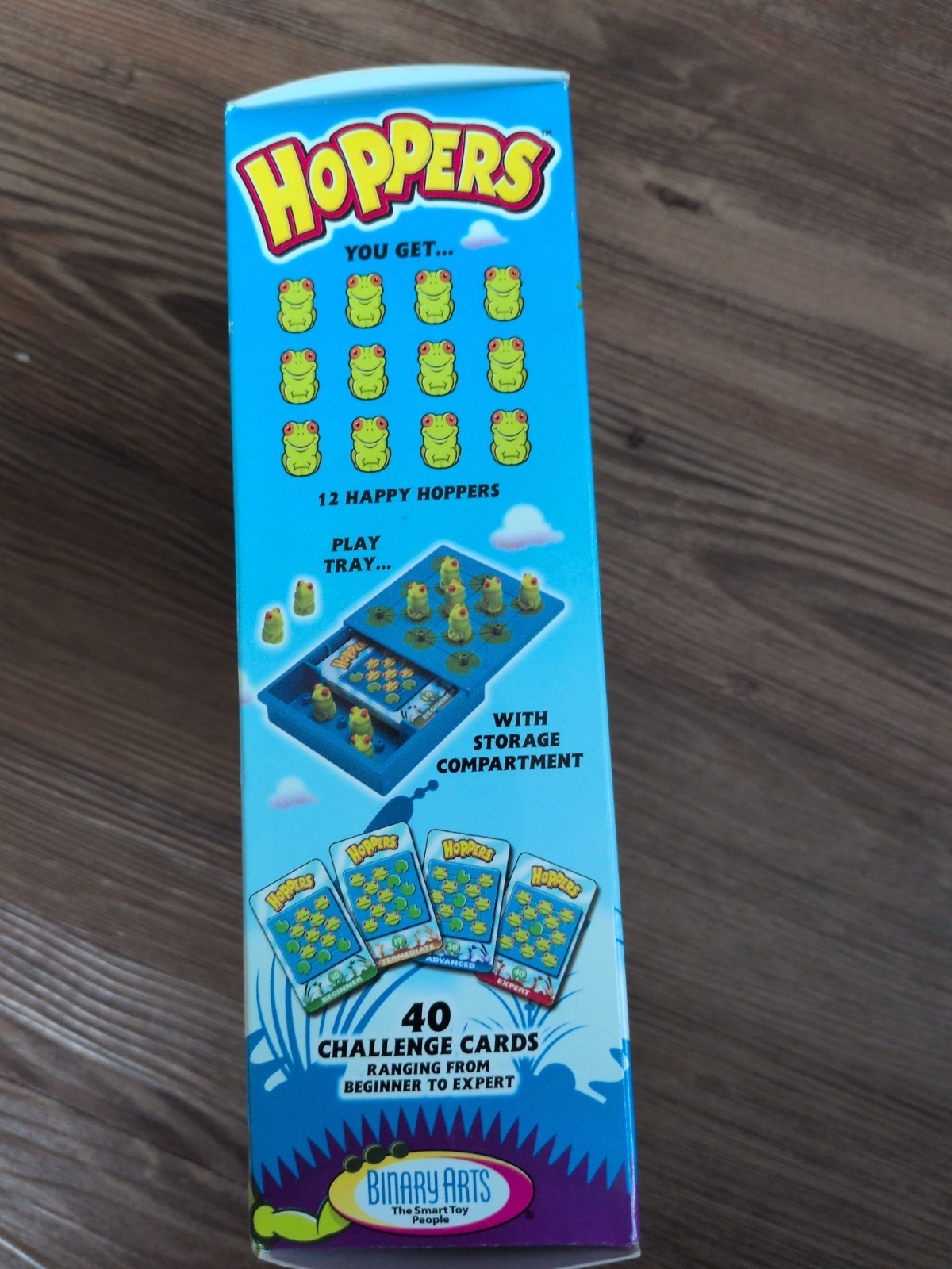 Vintage 1999 Hoppers Peg Solitaire Jumping Frog Game Binary Arts #6700 – NEW