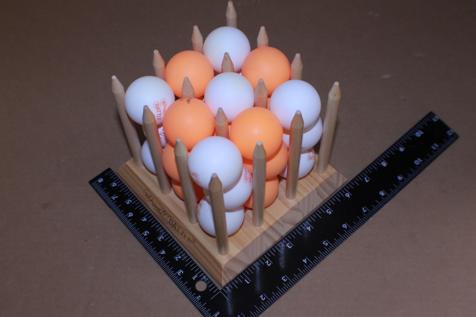 USED / Bounce Battle Wood Edition Skill and Action Game NO BOX