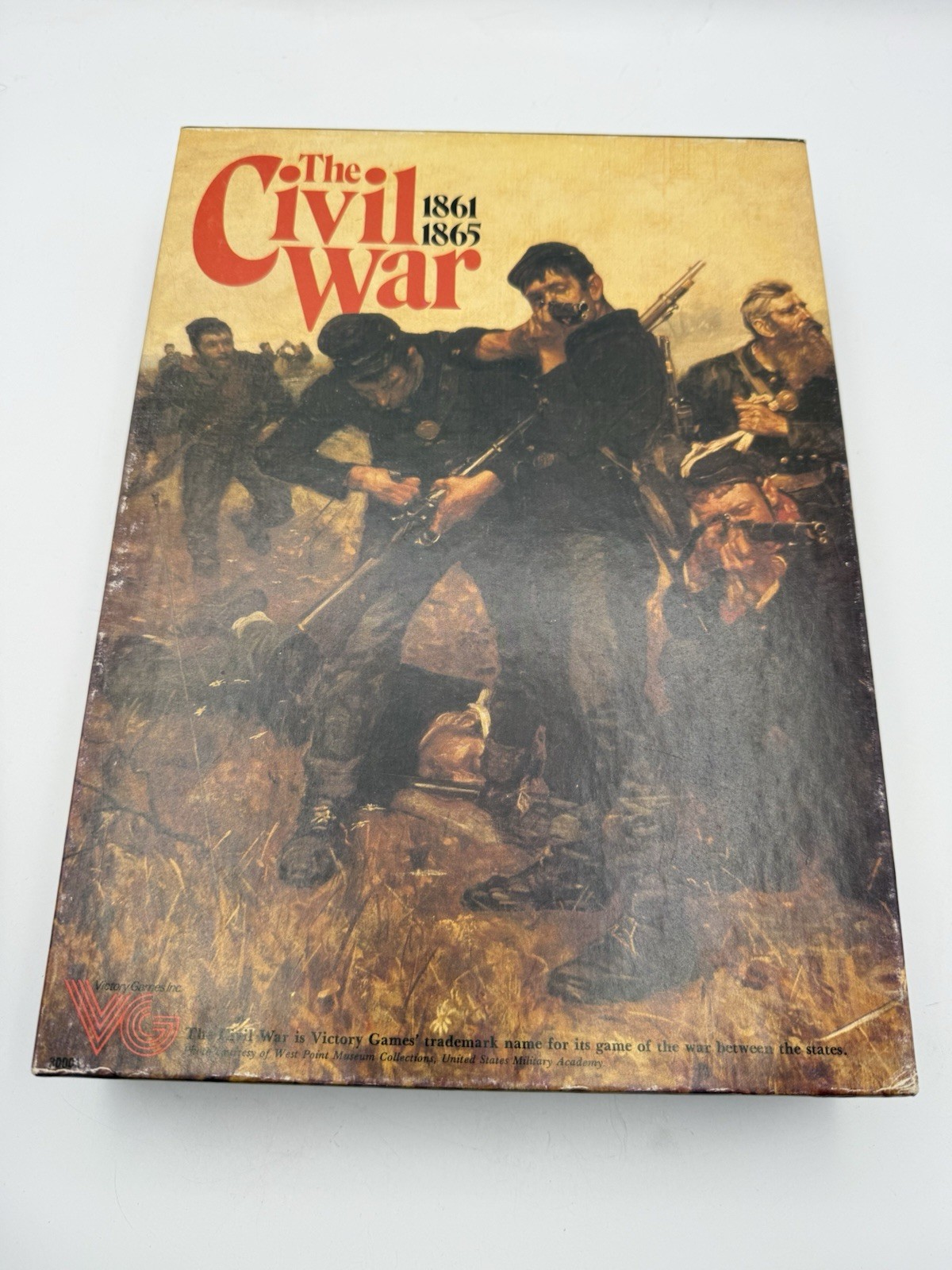 The Civil War 1861-1865 War Board Game in Original Box- 1983 Vintage- COMPLETE