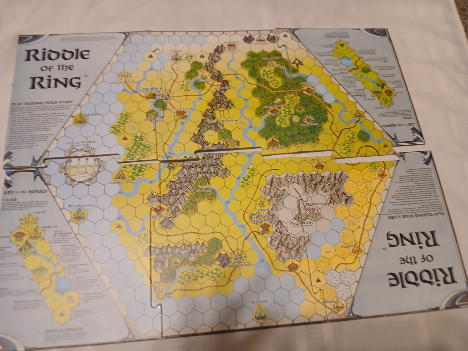 I.C.E. Riddle of the Ring 1985 Lord of the Rings J.R.R. Tolkien Board Game Rare