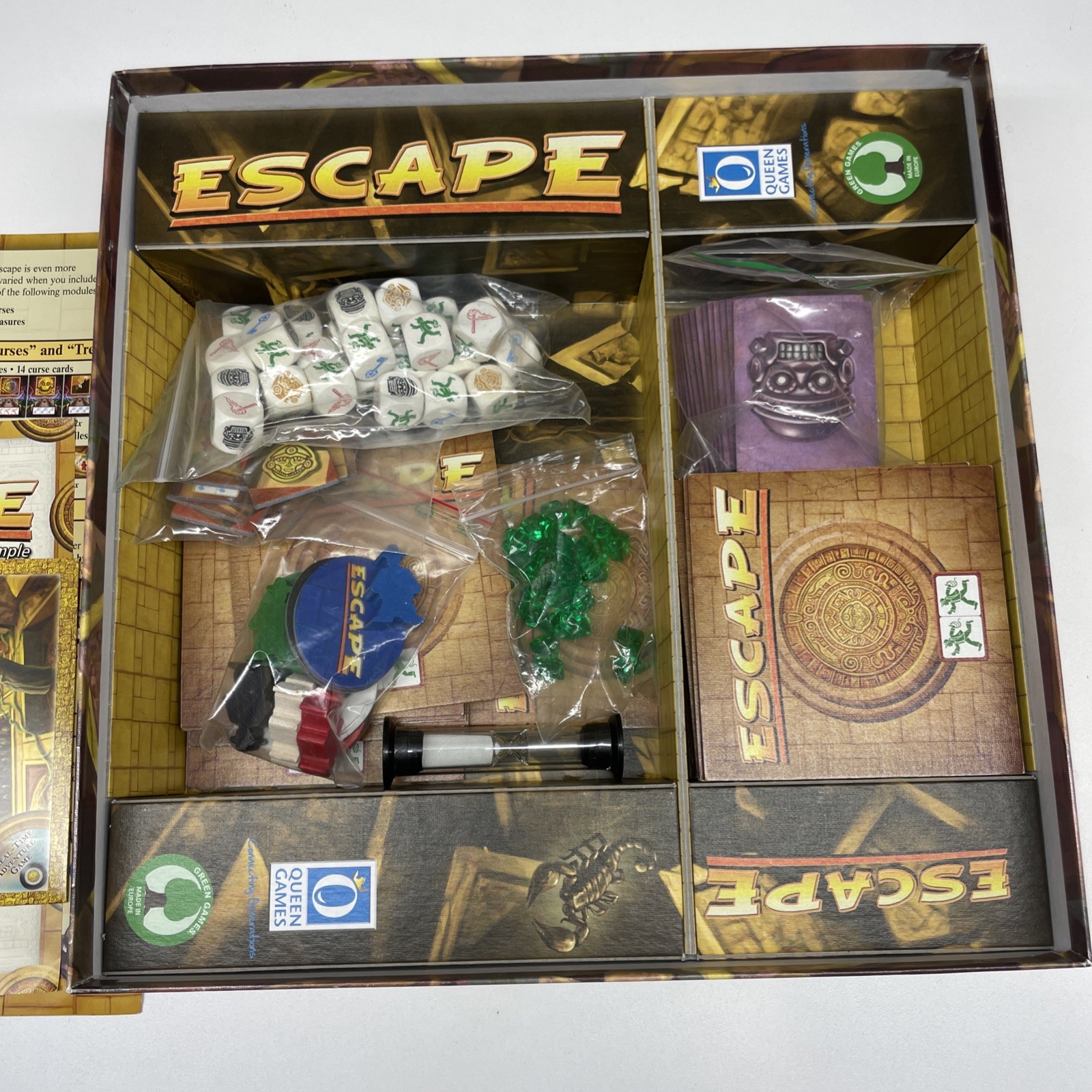 Escape Curse of The Temple Board Game Queen Games Real Time Adventure Family