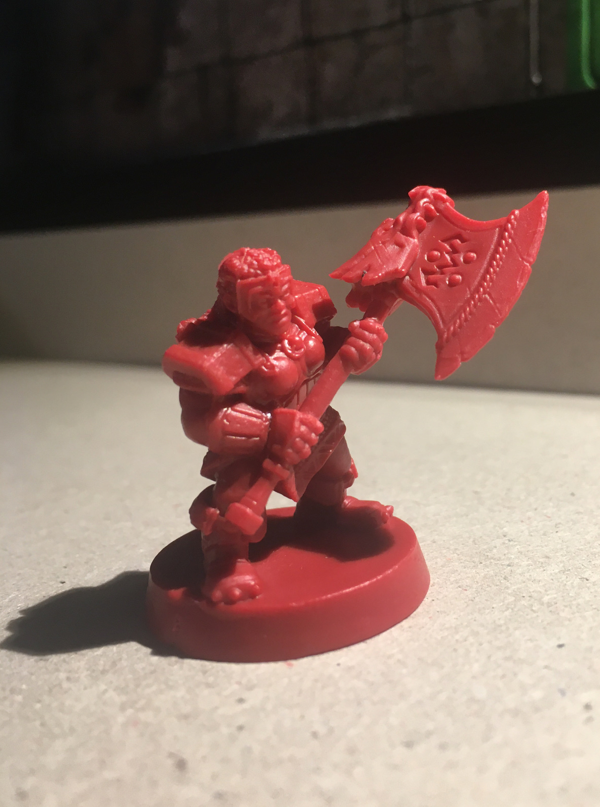 2021 HeroQuest Avalon Hill Heroic tier female Dwarf hero & card