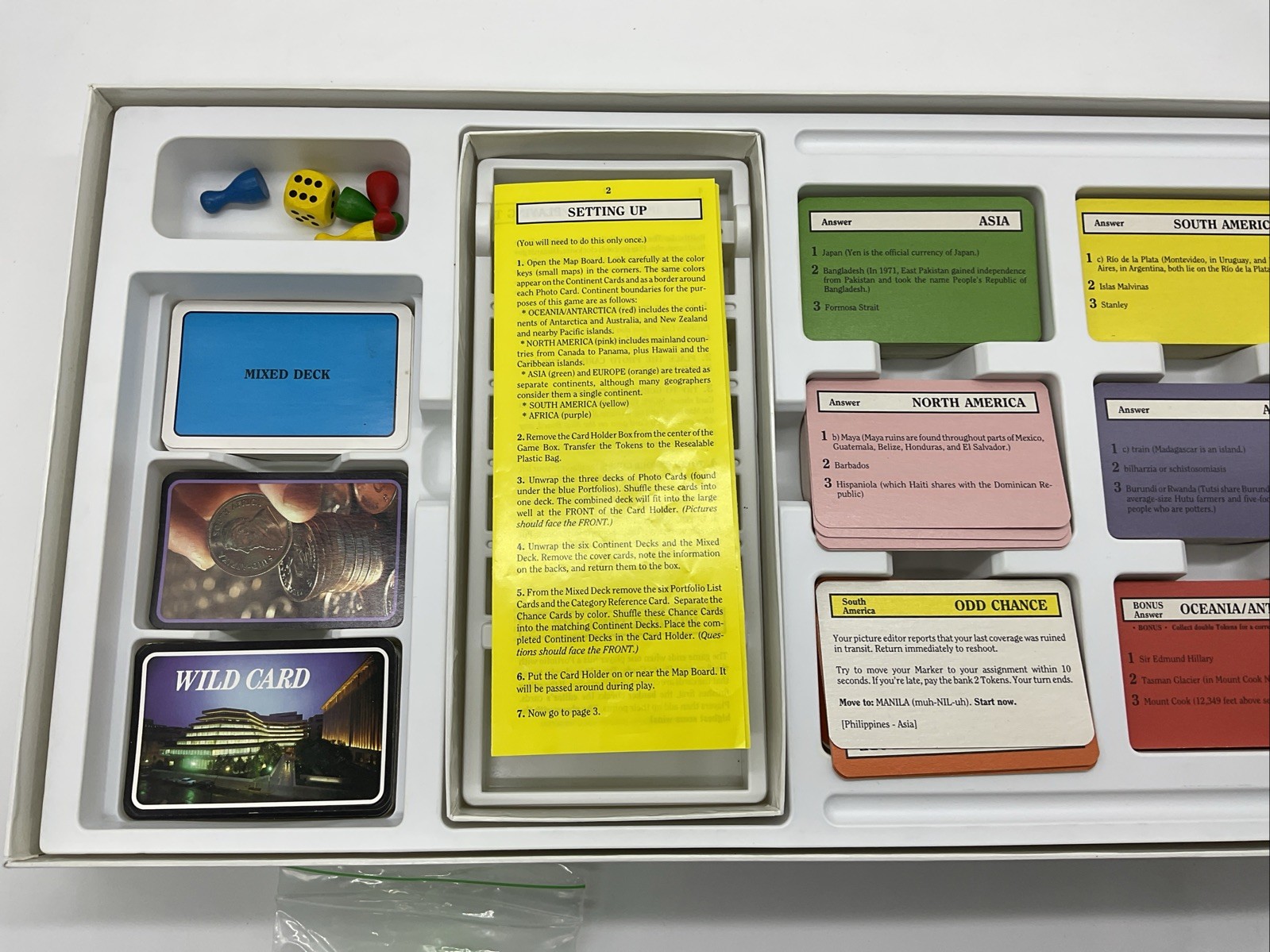 On Assignment With National Geographic Travel Board Game Vintage