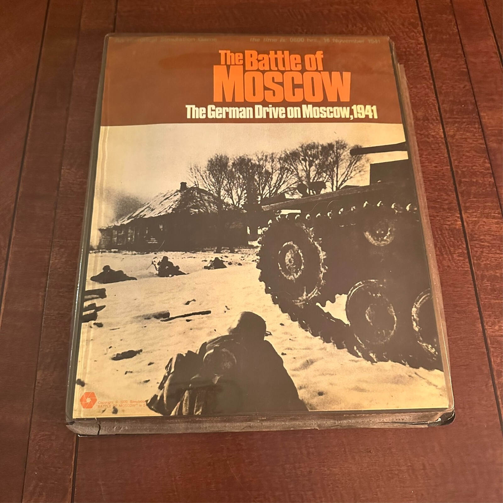 SPI 1970 Tray : The BATTLE of MOSCOW game – S&T 24 (PUNCHED)