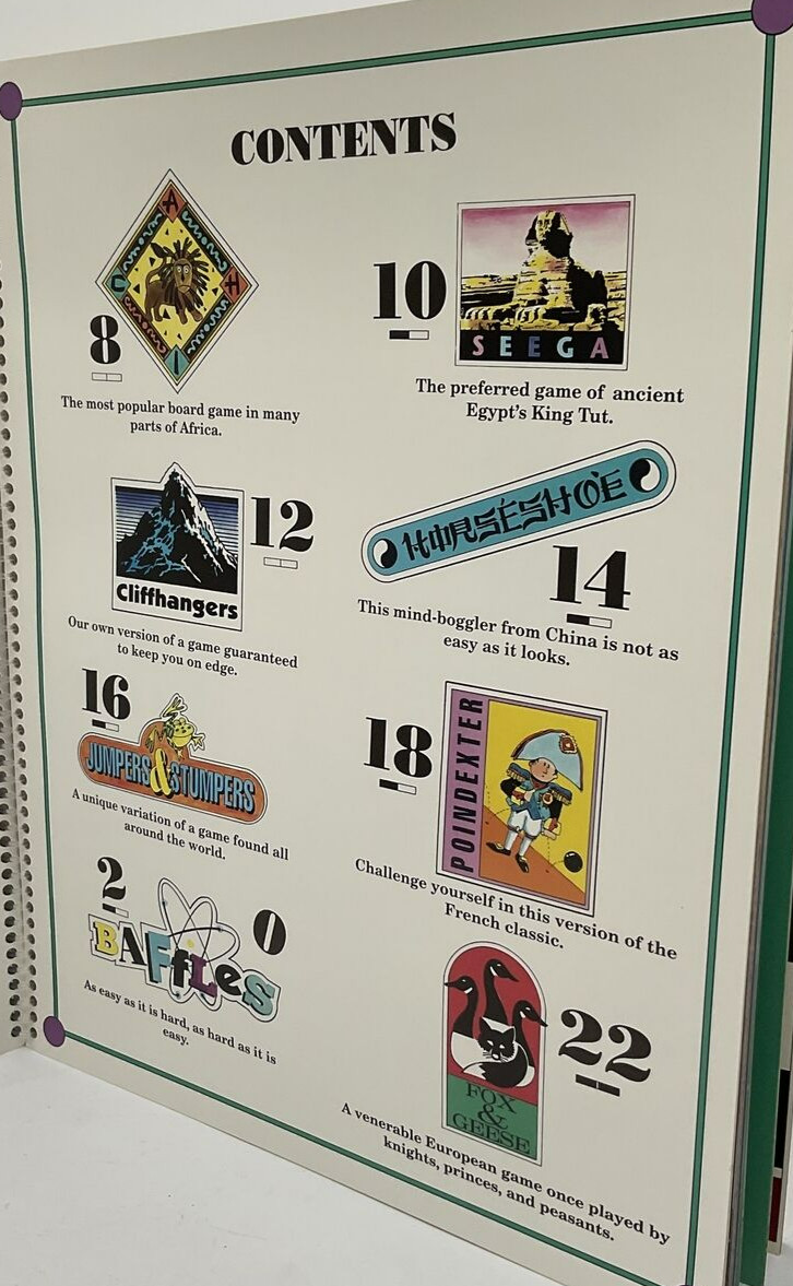Vintage 1992 Highlights Best Board Games from Around the World Book Unused