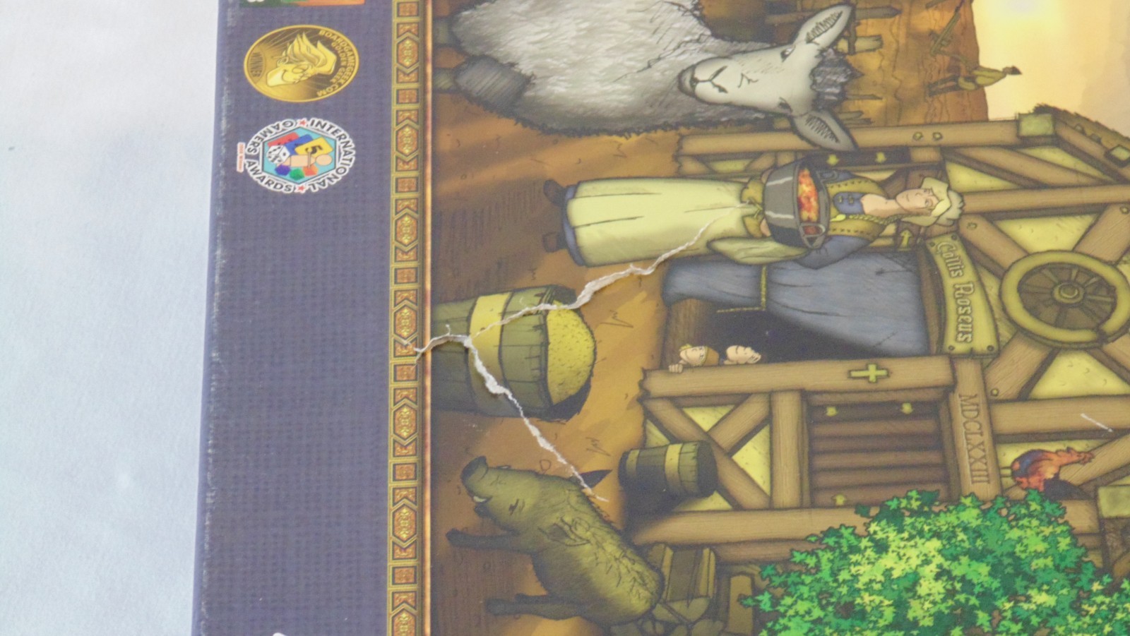 Agricola Z-Man Games Uwe Rosenberg Board Game Complete w/ 3D Insert